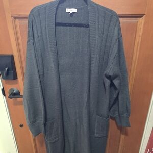 L LOVE Cream Long Cardigan Size L